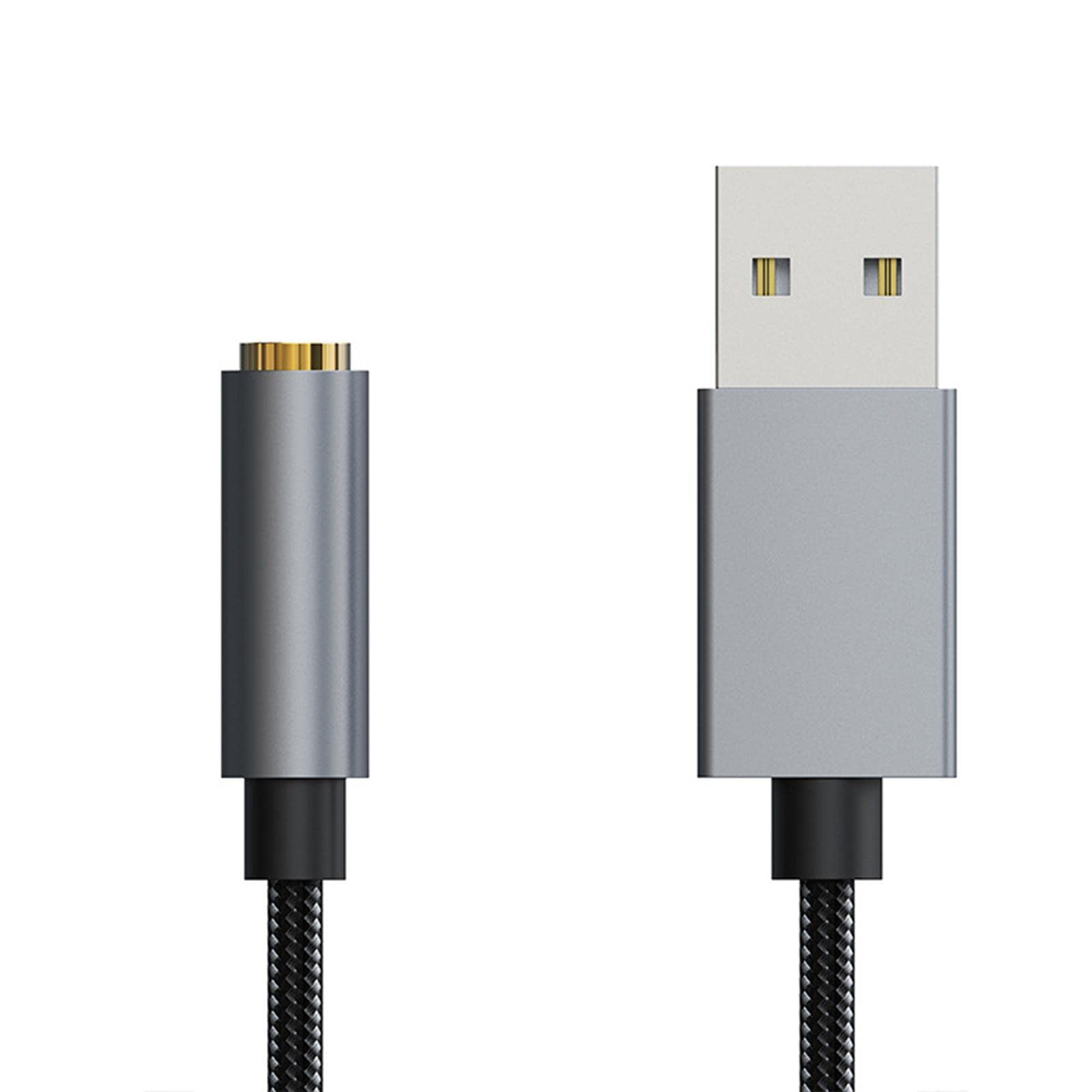 10 set di USB a jack da 3,5 mm adattatore audio stereo esterno per cuffie PC