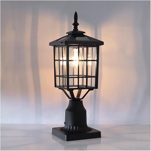 Miniatura 7 de Kemeco ST4224Q-W - Lámpara solar LED de aluminio fundido con base de ajuste de 3 pulgadas para montaje de poste de jardín al aire libre (blanco)