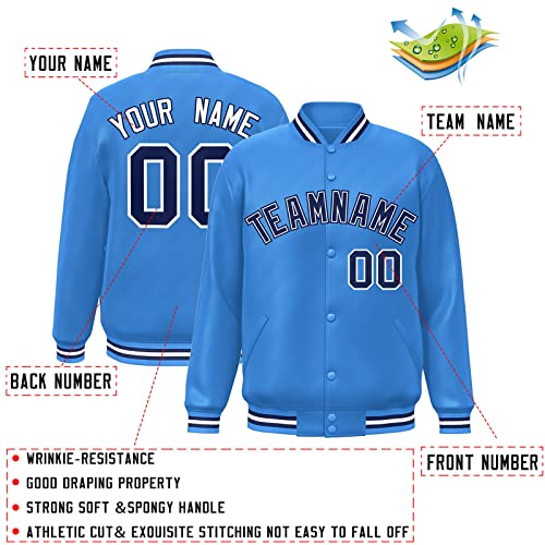 KXK Custom Adult Youth Letterman Jackets Varsity Baseball Jacket Sports Bomber Coat Stitched Team Name Number2
