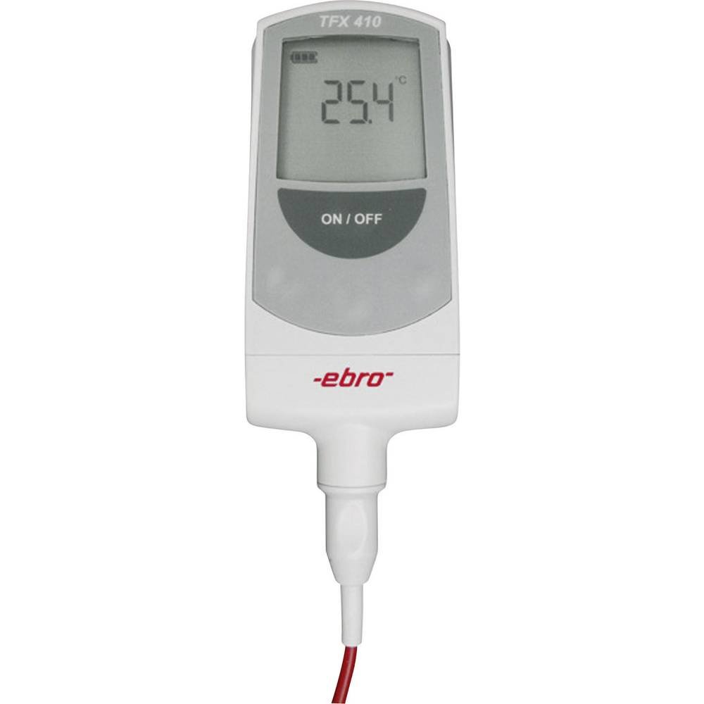 Thermomètre à sonde à piquer (HACCP) ebro TFX 410 1340-5410 -50 à +300 °C sonde Pt1000 conforme HACCP