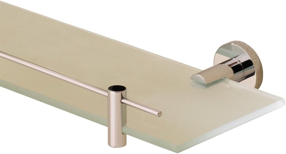 Porto 19.69 x 2 Bathroom Shelf Finish: Chrome