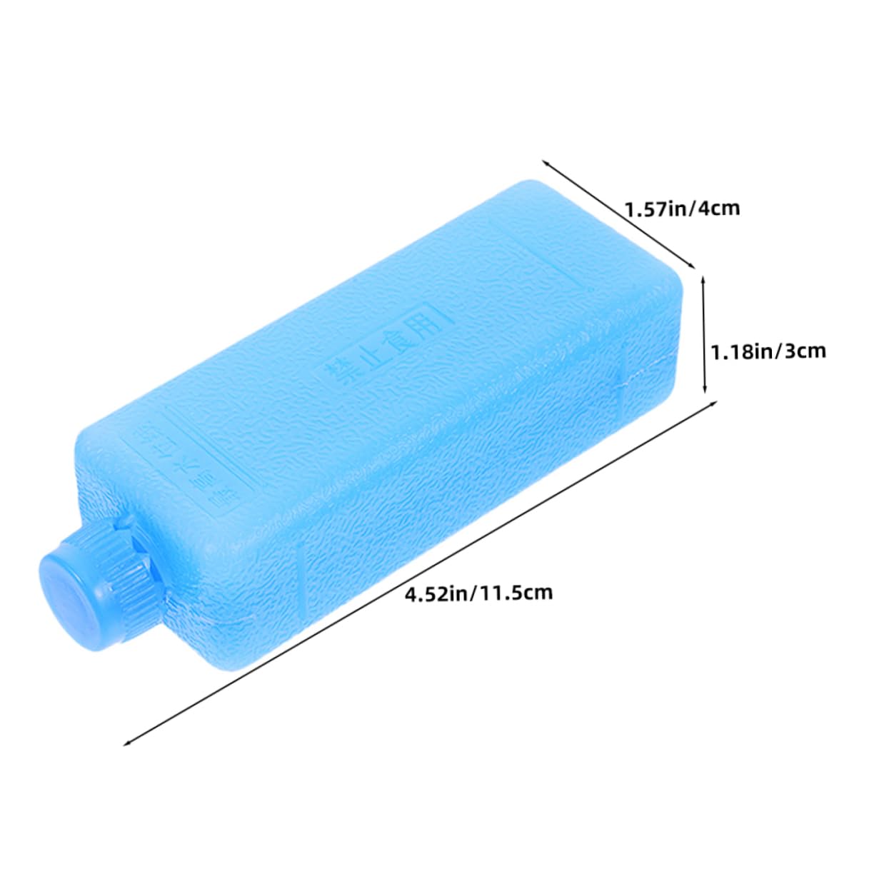 Yardwe 6pcs Reusable Ice Packs: Lunch Boxes Coolers and Freezer Bags Ice Crystal Brick - for Beach Camping Fishing Picnics Work and School Use