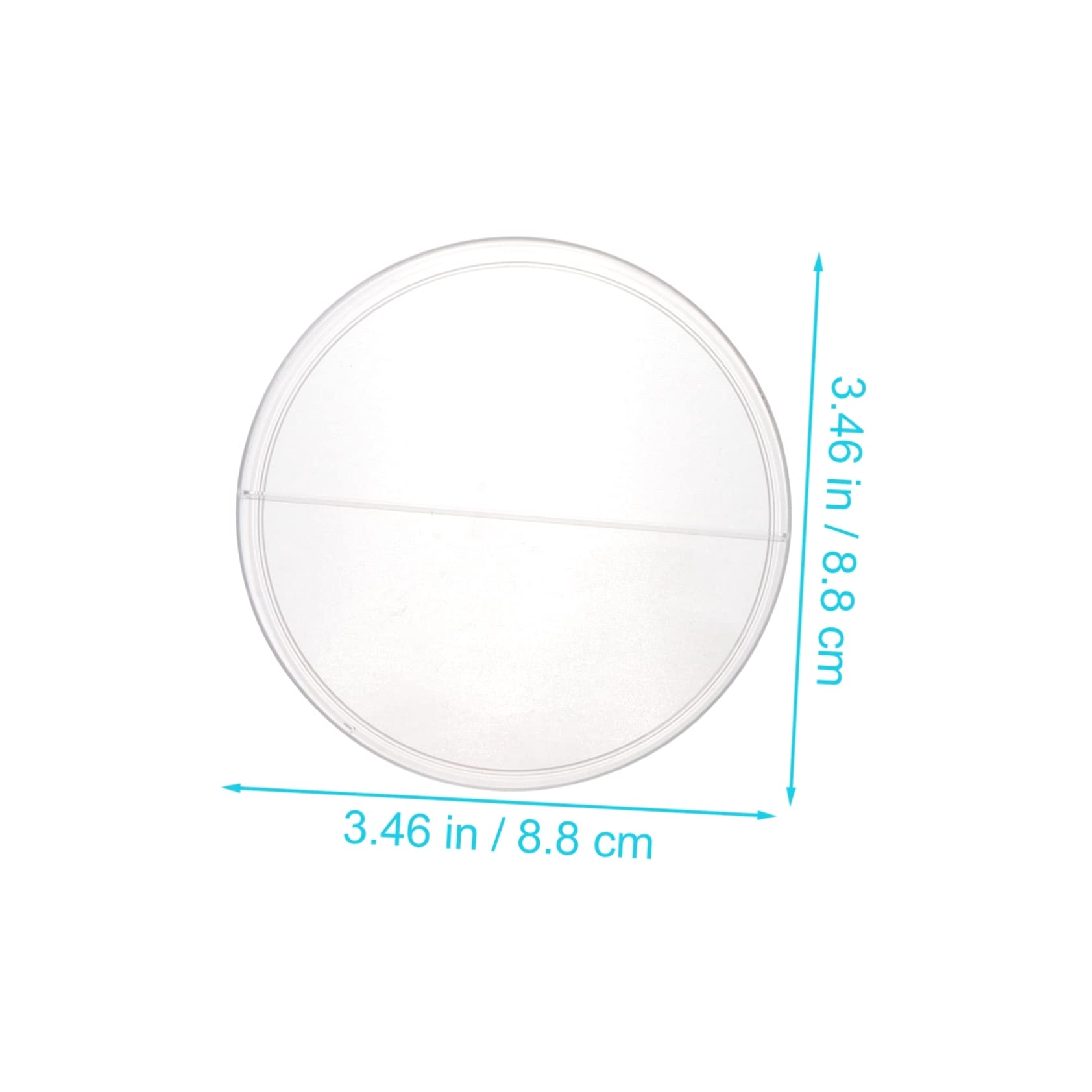 VILLFUL 10pcs Petri Dish Agar Plates Culture Plate Cell-Culture Dish Plastic