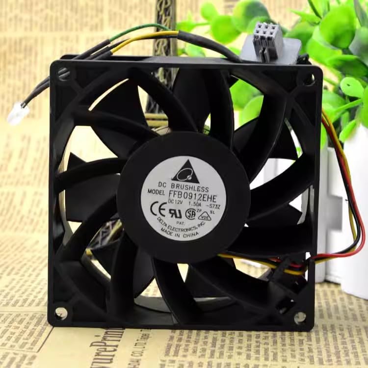 9038 FFB0912EHE DC 12V 1.5A Violent pressurized Double Ball Fan