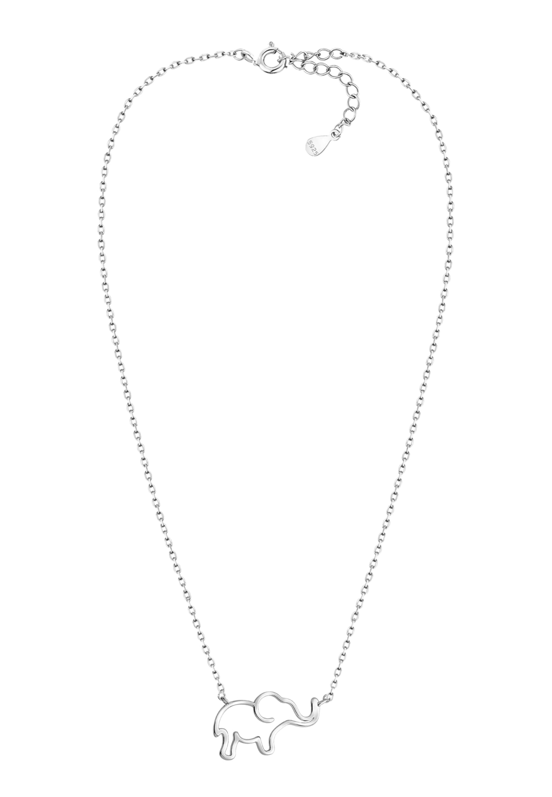 Sofia Milani - Collar para Mujeres en Plata de Ley 925 - Colgante de Elefante