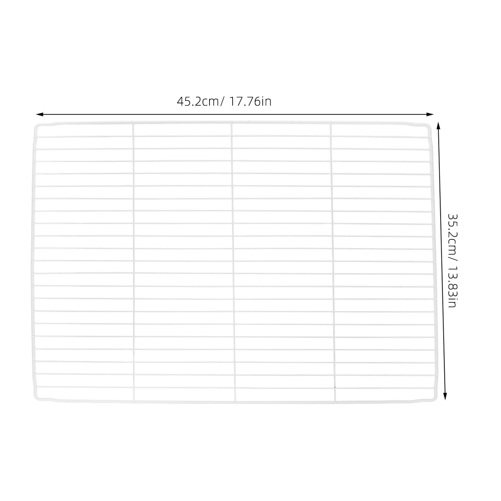 Estante Organizador para Congelador de Hierro Blanco, 3 Piezas, Mejora la Visibilidad y Facilita el Acceso en Almacenamiento de Cocina