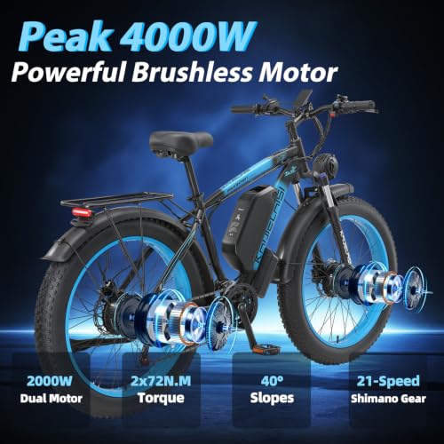 AWD Electric Bike 4000W Peak Power
