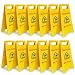 8NET 12-Pack Caution Wet Floor Sign with Graphic, 25â€™â€™ Height, Durable Solid Plastic, Double Sided English/Spanish Wet Floor Caution Stand for Indoors and Outdoors, Avoid Fall & Slip Accident