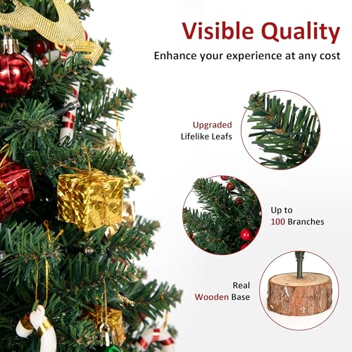 2FT-Mini-Christmas-Tree-Small-Prelit-Tabletop-Tree-for-Desk-Room 2FT Mini Christmas Tree Small Prelit Tabletop Tree for Desk Room