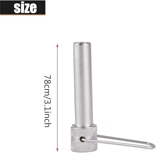 Miniatura 7 de Yosoo Escudo de seguridad, 2 piezas de seguridad F conector llave manga quitar herramienta (3.071 in)