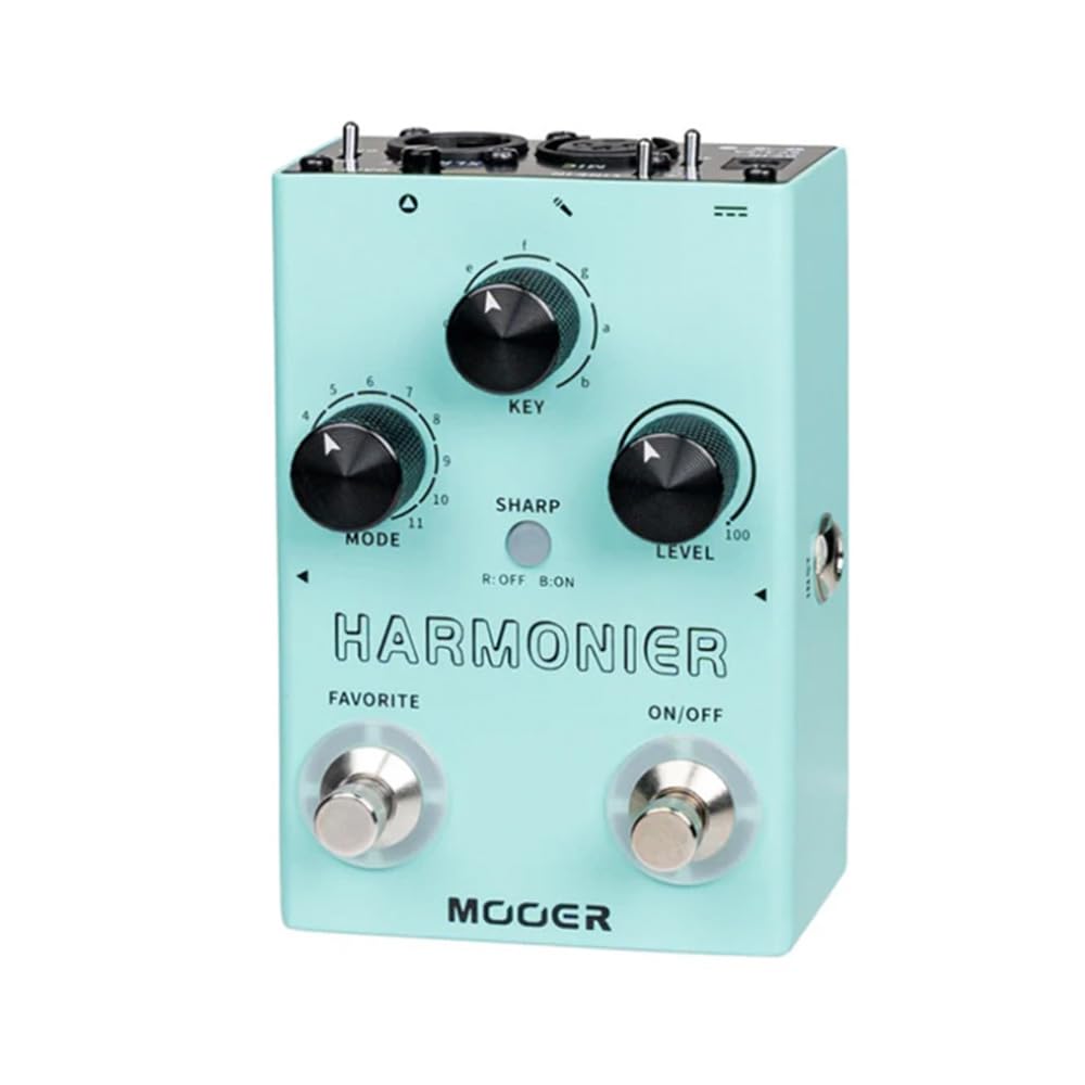 MOOER(ムーア)/MVP2 HARMONIERボーカルハーモニーエフェクト Pedal de Voz Mooer MVP2 Harmonier Vocal com Duas Vozes de Harmonia
