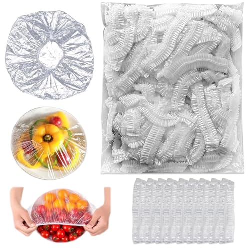 Tkxjry 300 Pezzi di copertura elastica, Coprivivande Elastica Riutilizzabili, Elastica