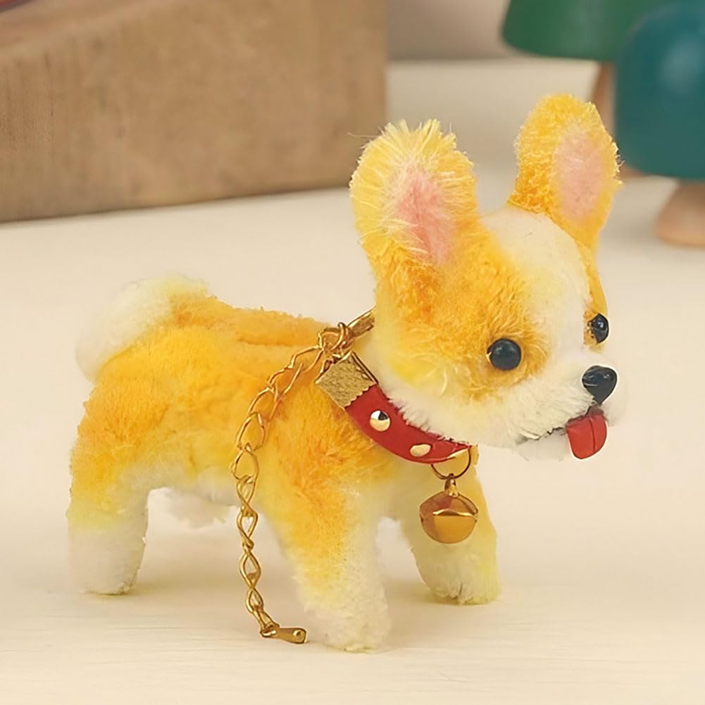 AURAFUL Craft Pipe Cleaners Set,Thick Fuzzy Coral Velvet Stem Thick&Ultra Dense Fur Handmade DIY Pet Doll Making Kits with Tutorial for Beginners