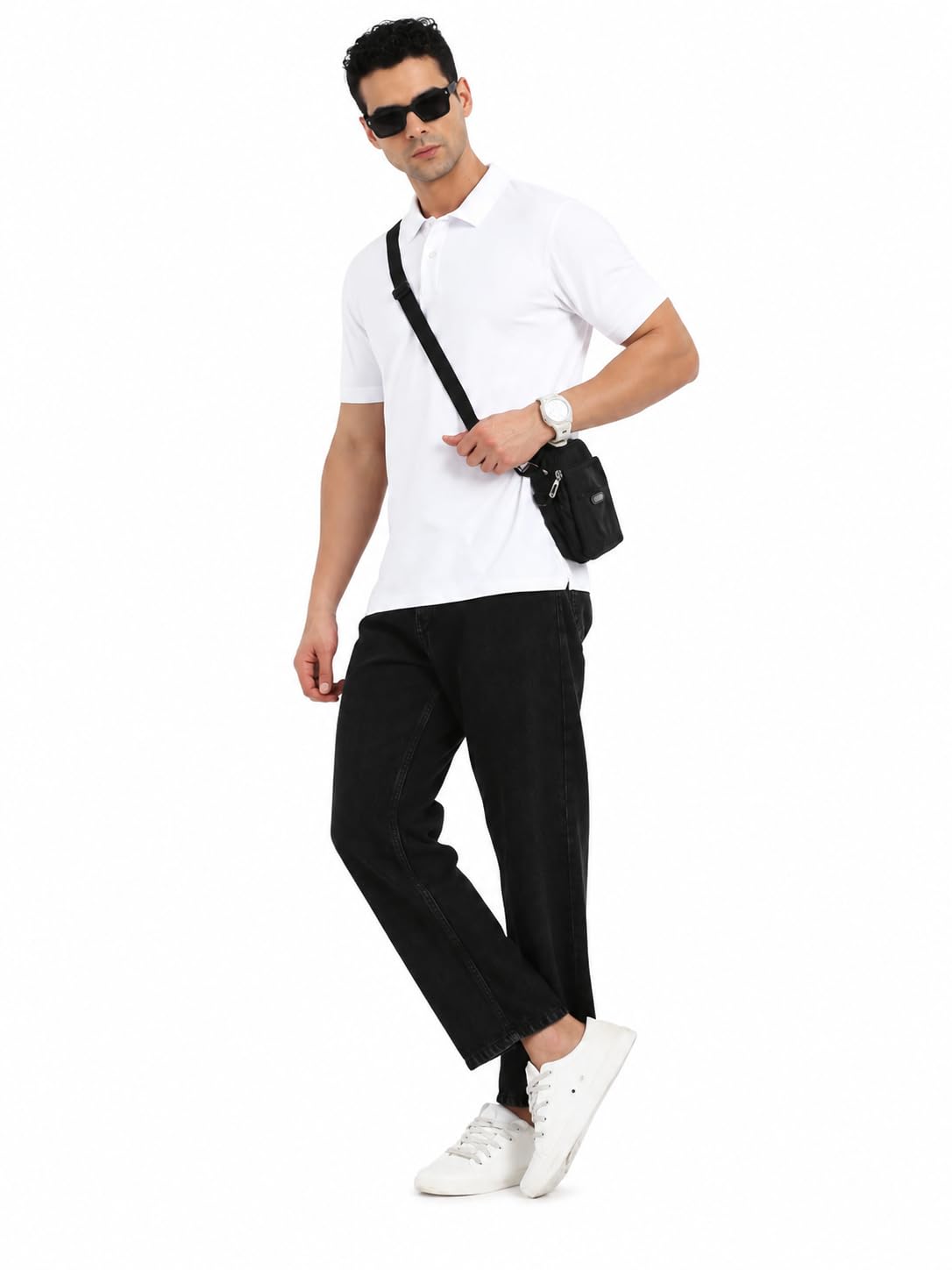 PallyWear Men's Performance Polo T-Shirt 100% Polyester | Quick Dry & Moisture Wicking, UV UPF 50+ Protection, 200 GSM Airtex Knit, Anti-Static Finish, Regular Fit-picture-11