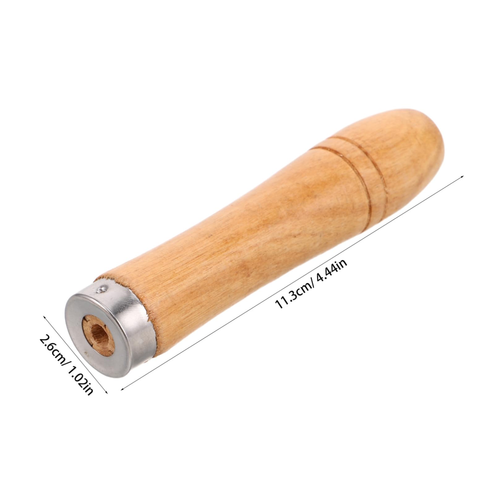 BCOATH 14pcs Bbq Skewer Grips with Removable Wood Handle Ergonomic Scald Design for Bbq Forks Lightweight Portable Grilling Utensils for Outdoor Picnics Cookouts