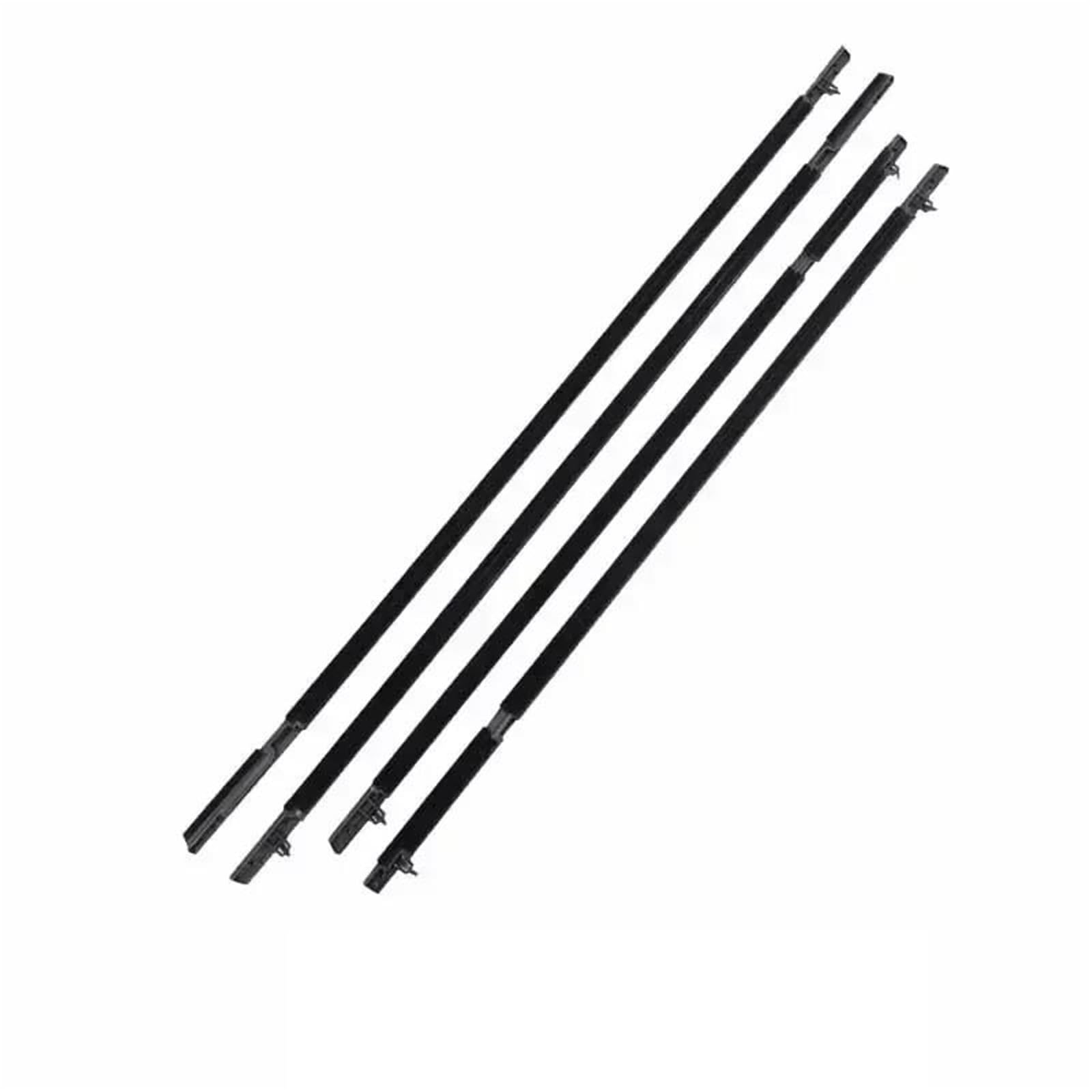 Striscia Tenuta Portiera Per Odyssey RB1 RB2 MK3 2003-2008 Strisce Sigillate Finestrini Auto Guarnizioni Impermeabili Accessori Cinture Guarnizioni(Black 4pcs)