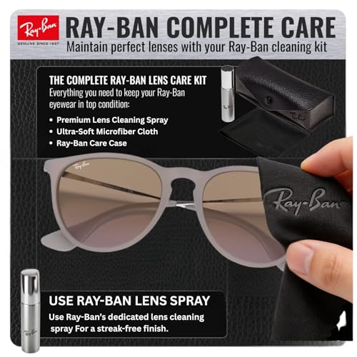 Image of Ray-Ban RB4171 ERIKA CLASSIC Phantos Shaped Sunglasses for Women with Official RAYBAN Eyewear Kit