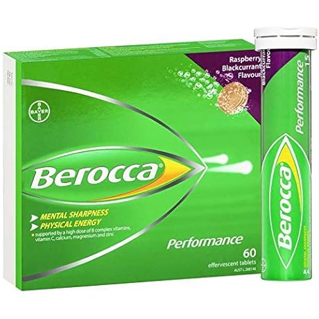 Berocca Performance Energy Effervescent Tablets: Revitalize Mind & Body