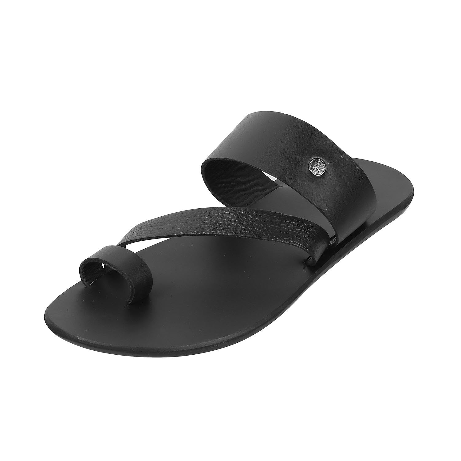 Mochi Men Black Leather Chappal UK/8 EU/42 (16-805) (B0CQHFR41L) Amazon Price History, Amazon Price Tracker