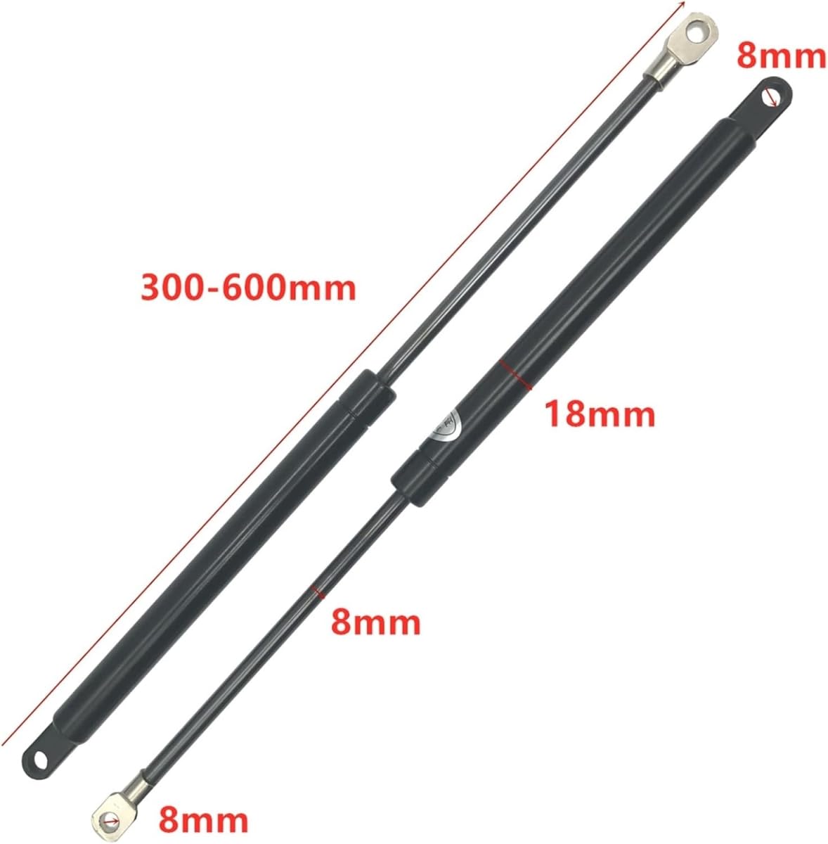 Ramię podnoszące maskę 200N 300 mm, przedni podnośnik gazowy, amortyzator, drążek podnoszący do samochodu, przyczepy kempingowej, łóżka, maszyny, mebli, maski podnośników gazowych