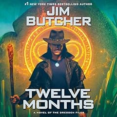 Twelve Months Audiolibro Por Jim Butcher arte de portada
