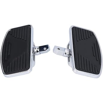 Motorrad-Fu pedal-TrittbrettMetall Gummi Pedalpolster Fu rasten 2 St ck verstellbare breite Trittbrett-Fu rasten passend f r VTX1300 VTX1800