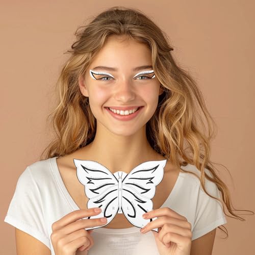 Butterfly Eyeliner Stencil, plantillas para delineador y sombra de ojos miniatura 4