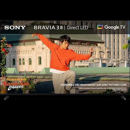 Sony BRAVIA 3 Direct LED 43’ | X-Balanced Speaker | Dolby Vision/Atmos | IMAX Enhanced | Google TV (2025) | Google Cast | Apple AirPlay 2| Dashboard Eco 2 |...