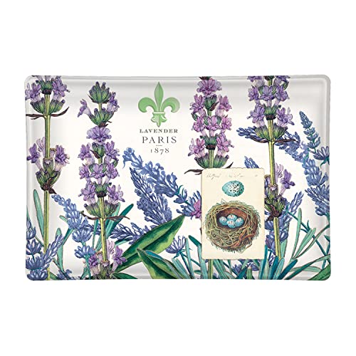 Michel Design Works Lavender Rosemary - Jabonera de cristal Cover
