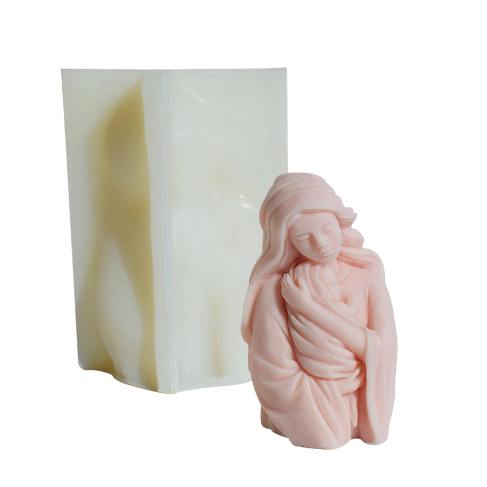 Xjdzineq Holding Child Silicone Molds Castings Mom Baby Plasters Craft Supplie Silicone Mom Child