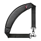 サンワサプライ AIRセルショルダーベルト(カーブタイプ) バッグ用 肩掛け 負担軽減 BAG-BELT4N ブラック