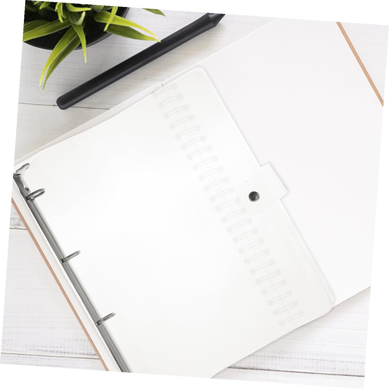 Gatuida 3 Stück Transparente Aktivordner mit Robuster Dokumentenorganizer Vielseitige Lose schutzhüllen für Büro und Haushalt Klare Binder für Effiziente Aktenablage