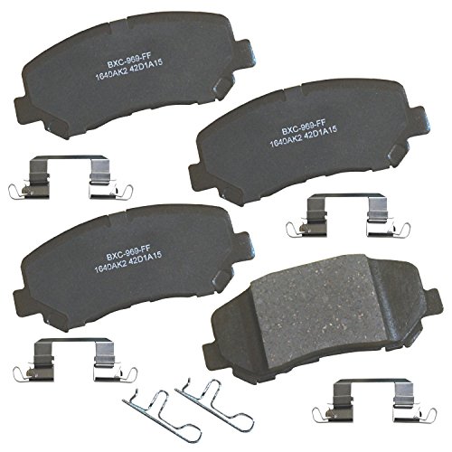 Image of Bendix Premium SBC1640AK2 Ceramic Front Brake Pads for Chrysler 200 2017-2015, Jeep Cherokee 2019