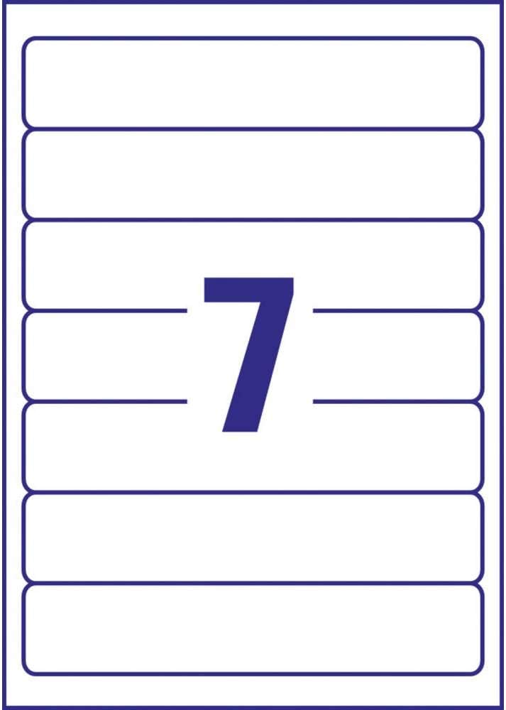 Avery Zweckform L4760-10 File Labels 192x38 mm White 10 Sheets for Inkjet Laser Copy