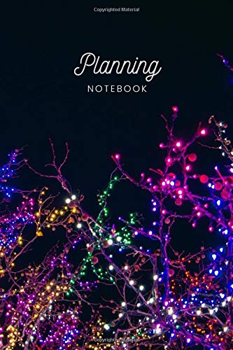 PlanAhead Notebook: Ruled notebook, 6 x 9 inches, Black, 160 Pages