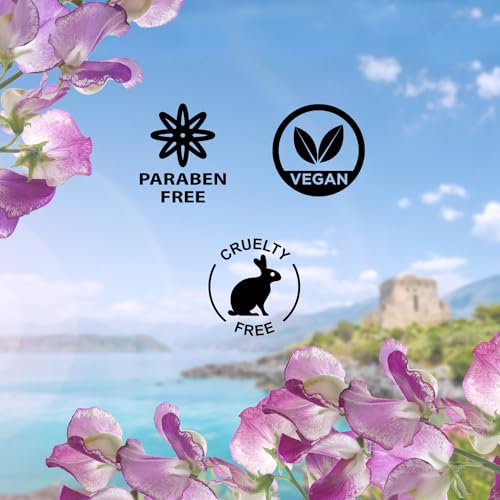 Image of Nykaa Wanderlust Bath and Body Sicilian Sweet Pea Shower Gel,300 Ml|Nourishes & Hydrates|Gentle Cleanser|Sweet Smell |Enriched With Aloe Vera|Paraben-Free,Vegan|Suitable For All Skin Types