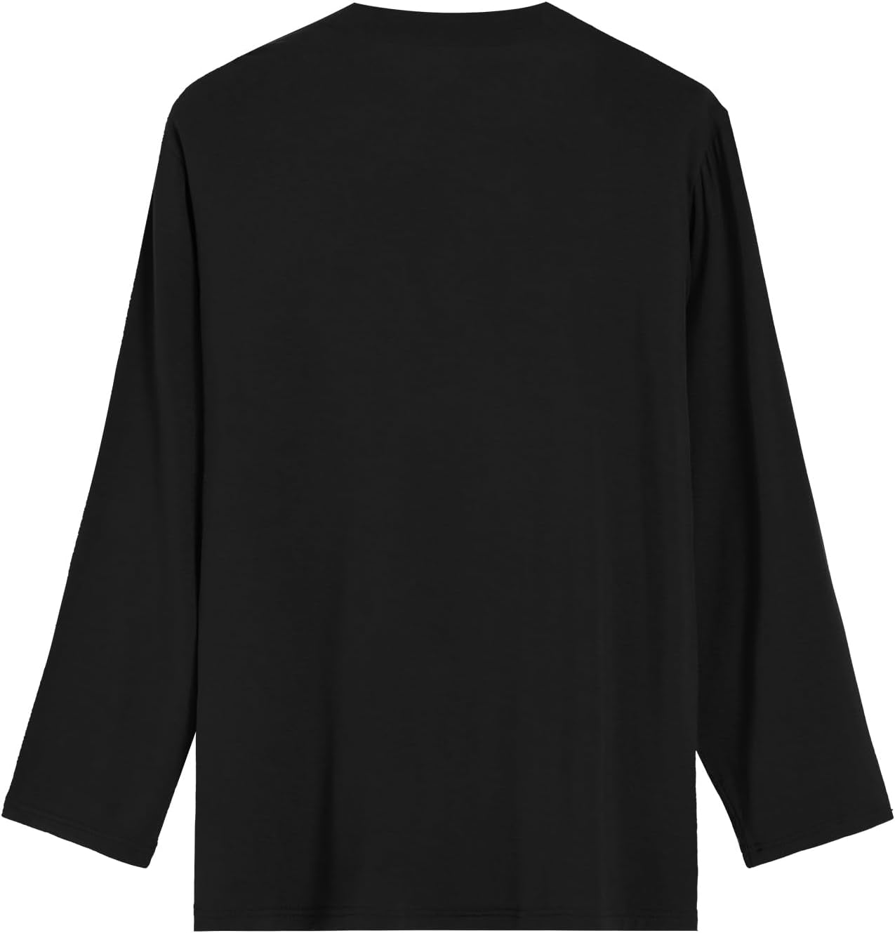 Latuza Men's Bamboo Viscose Button Up Long Sleeve Pajama Shirt - Image 2