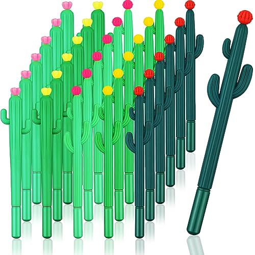 30 bolígrafos gel cactus Outus multicolor 0.5 mm miniatura 1