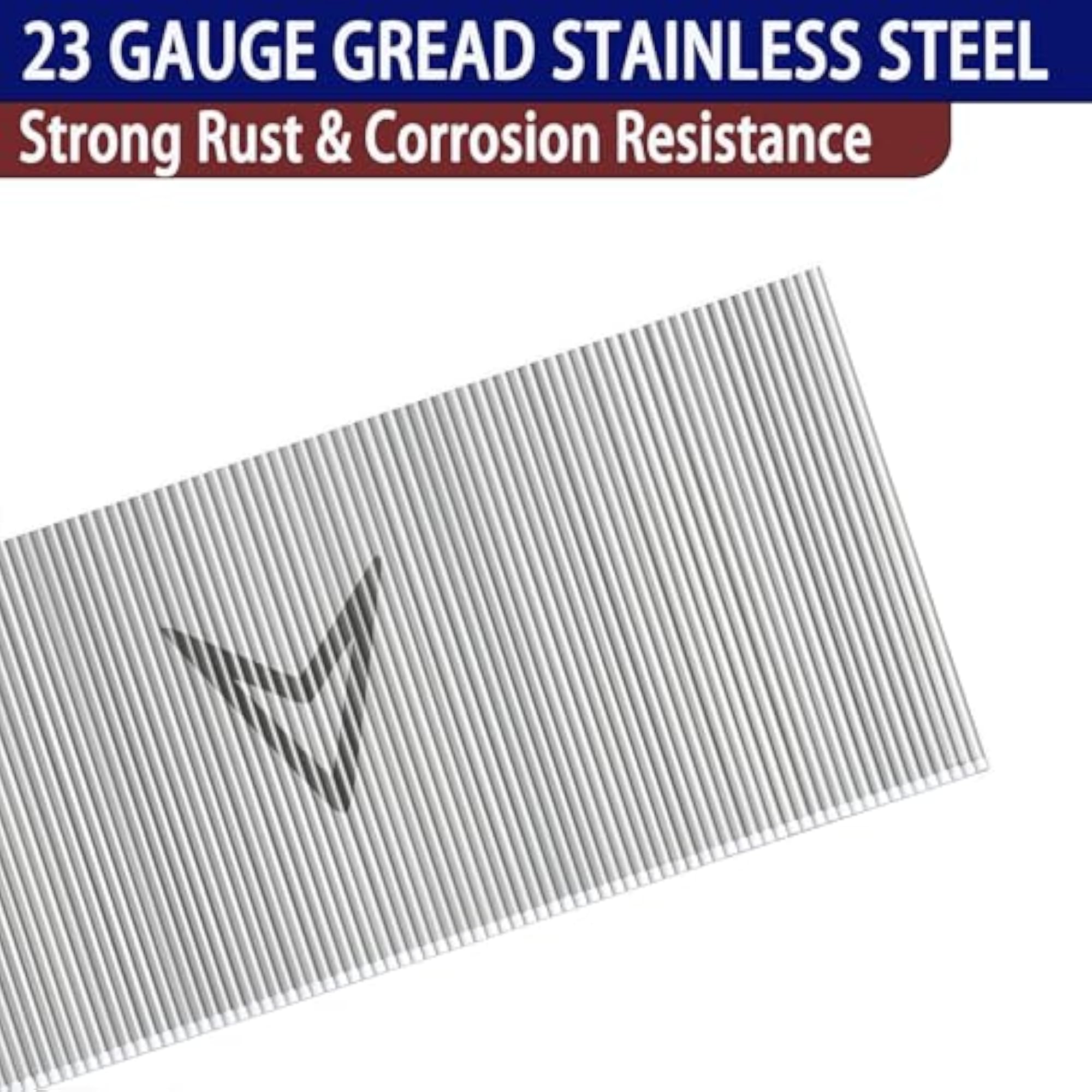 5000Pcs 23 Gauge Stainless Steel Pin Nails, Headless Pinner