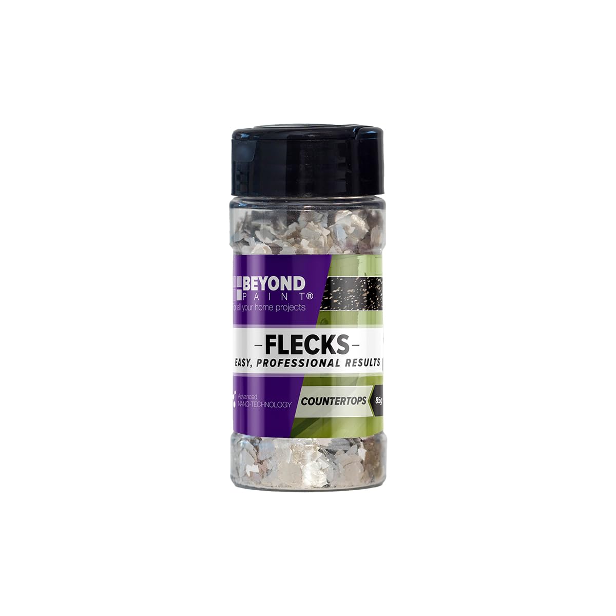Beyond Paint Smoked Gray Metallic Countertop Flecks 5 oz.