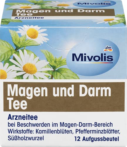 Mivolis Té medicinal, estomacal e intestinal (12 x 1,75 g), 21 g