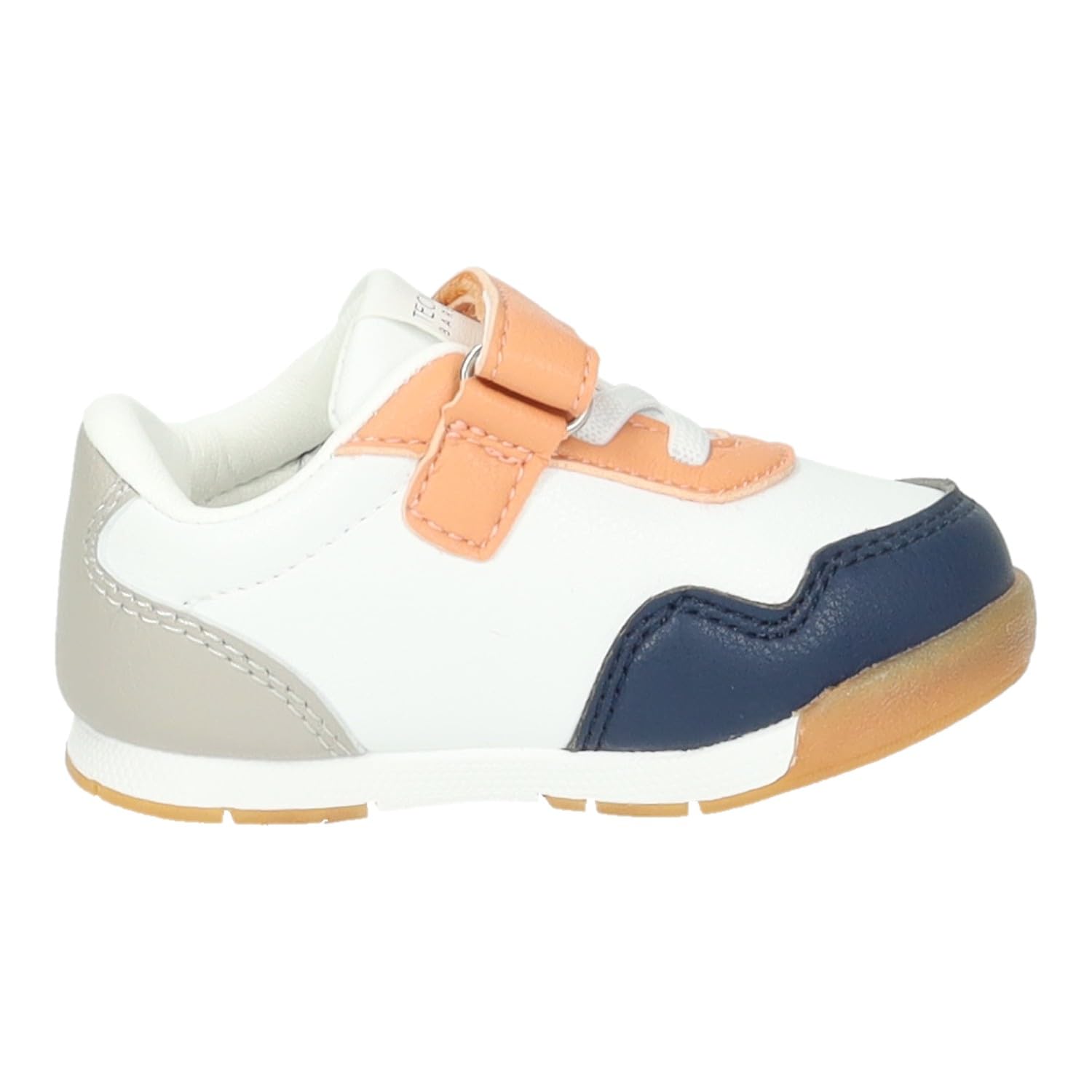 OSSH502001 Zapatillas Deportivas para niños Conguitos, Suela Fina y Flexible, Puntera Ancha, Cierre Adhesivo, Drop Cero, diseño Animal Friendly NIÑO Deportivos Marino 21