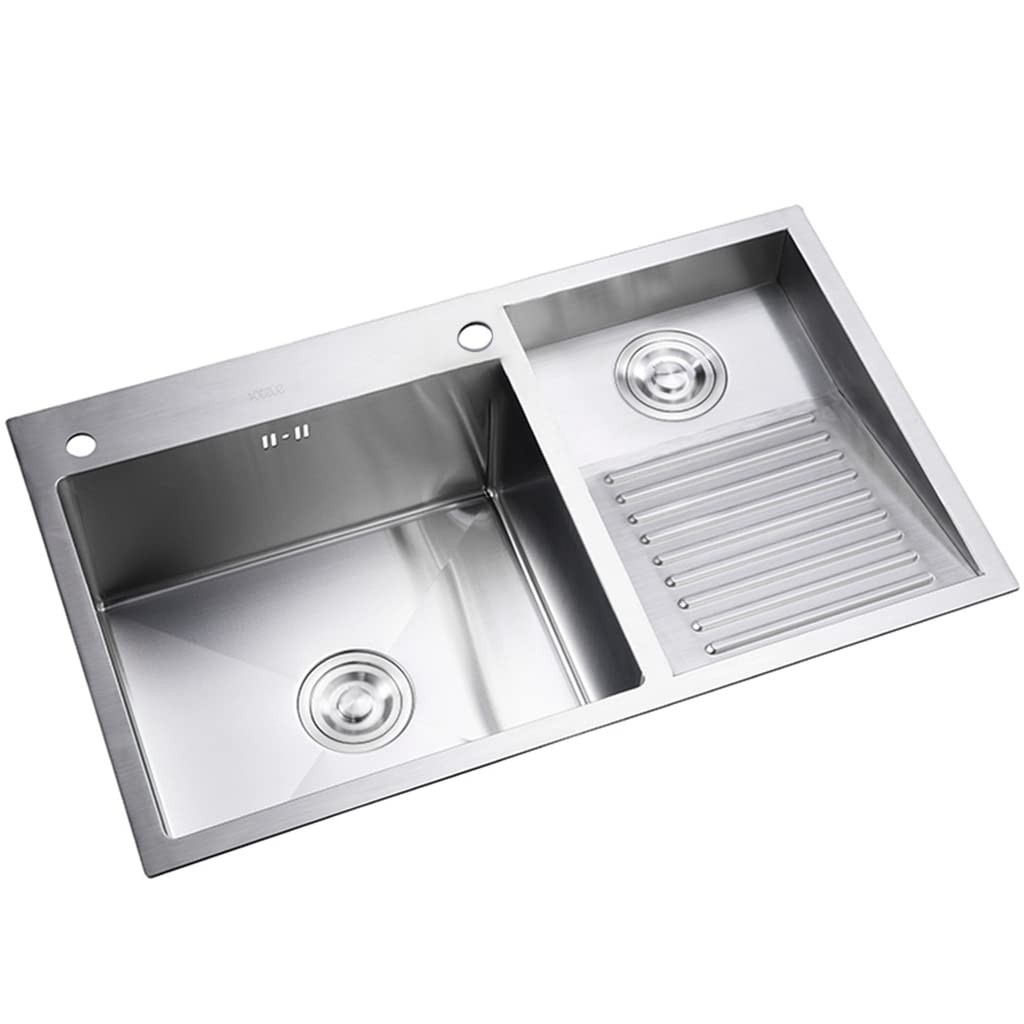 Acero De Lavandería Piscina Balcón Del Hogar Inoxidable Fregaderos De Lavandería Con Lavabo Lavadero Fácil De Limpiar Doble Fregadero De Lavandería Piscina Regalo
