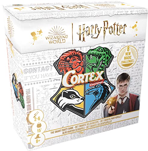 Cortex Challenge - Zygomatic|Cortex: Harry Potter|Juego de mesa | Sueco|Danés] | Noruego | Finlandés | Edades 8+|2 a 6 jugadores|15 minutos de tiempo de juego