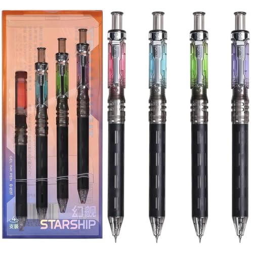 Set de 8 bolígrafos de gel Maydahui negra 0.5mm