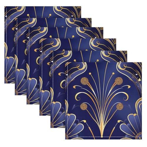 Servilletas de Tela Multicolor 20x20 Pulgadas Pack x6 miniatura 2