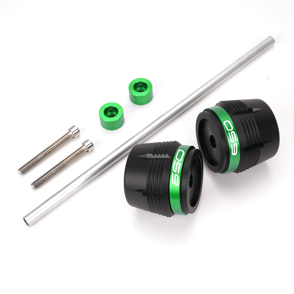 Protezione ruota moto compatibile Z650 Z650RS Ninja 650 NINJA650 KRT 2017-2024 2025 ruota anteriore e posteriore scorrevole asse telaio forcella protezione caduta Crash Pad Z 650