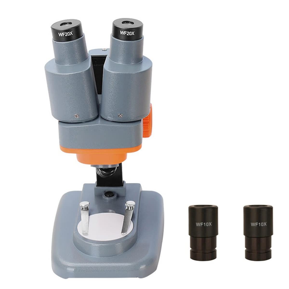 Accesorios para Microscopios Microscopio estéreo Binocular 2 0X / 40x Mirando microscopio Durabilidad Y Rendimiento Confiable(Grey)