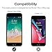 3 Pack LϟK Screen Protector Compatible for iPhone 8 Plus, iPhone 7 Plus, Tempered Glass Case Friendly, Installation Tray - Gray