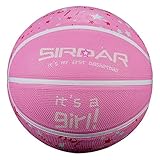 Excelente agarre y control. Balones de Baloncesto Pelota De Baloncesto Barata Tamaño 4 Baloncesto Laminado De Goma Rosa para Niños Baloncesto Infantil